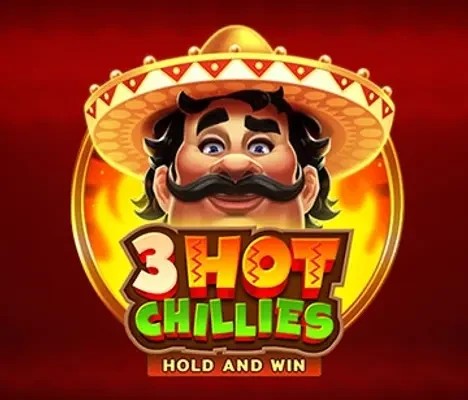 3 Hot Chillies slot visual from 3 Oaks Gaming available on betriotcasino-gr.com