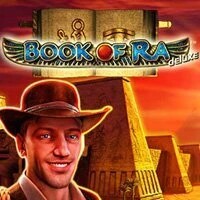 Try Book of Ra Deluxe slot by Novomatic on betriotcasino-gr.com – logo image