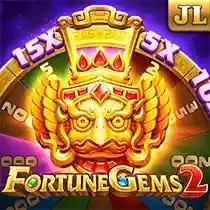 Fortune Gems 2 slot logo by Jili Games at BetRiot
