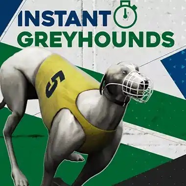 Instant Virtual Greyhounds logo by Leap Gaming at BetRiot