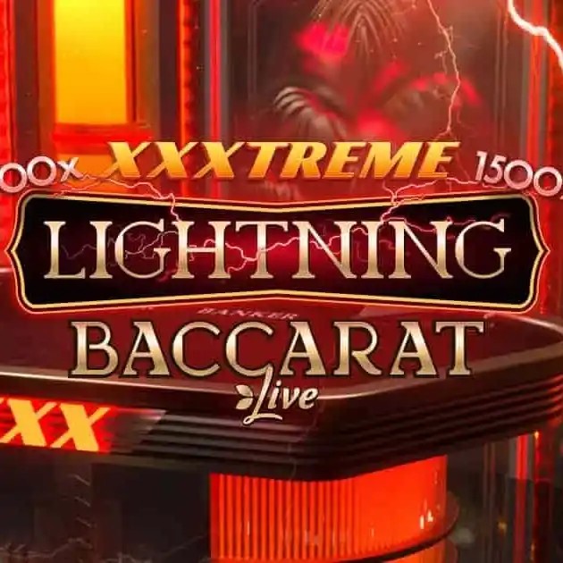 Enjoy XXXtreme Lightning Baccarat by Evolution – logo hosted on betriotcasino-gr.com